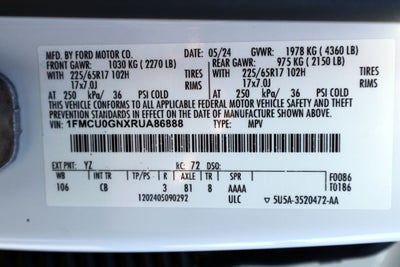 2024 Ford Escape Active