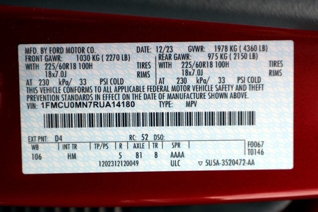 2024 Ford Escape ST-Line