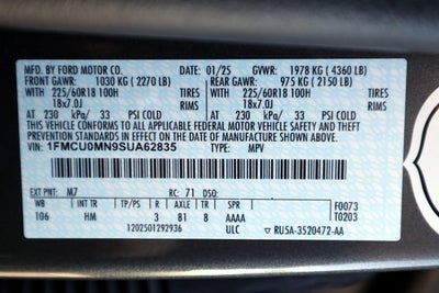 2025 Ford Escape ST-Line