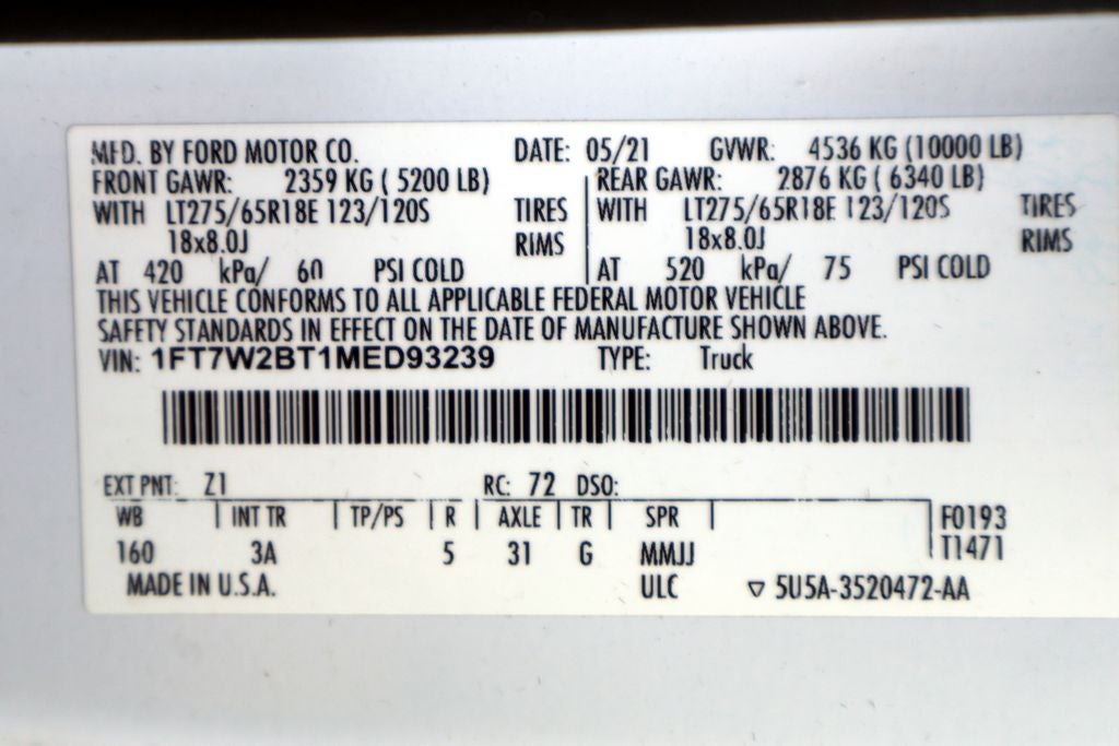2021 Ford F-250SD XLT