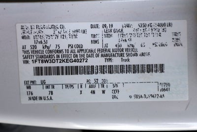 2019 Ford F-350SD Platinum DRW