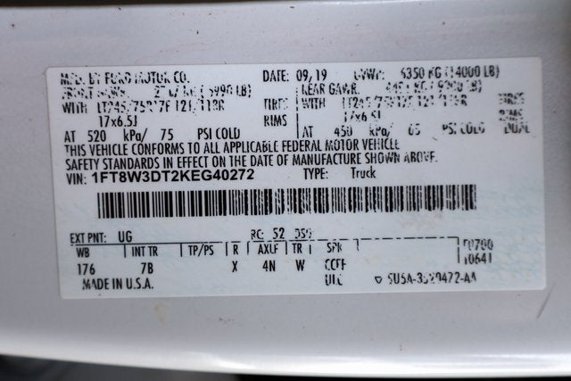 2019 Ford F-350SD Platinum DRW