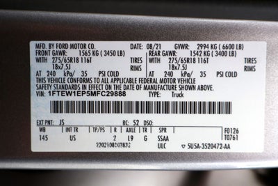 2021 Ford F-150 XLT