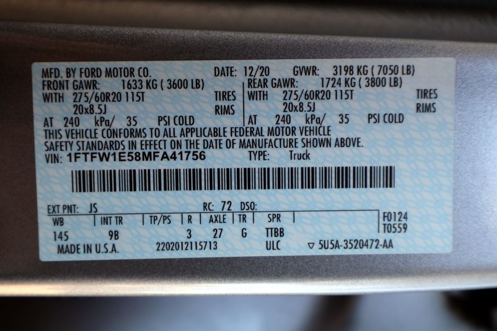 2021 Ford F-150 Platinum