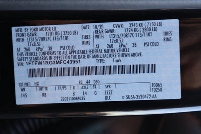 2021 Ford F-150 Raptor