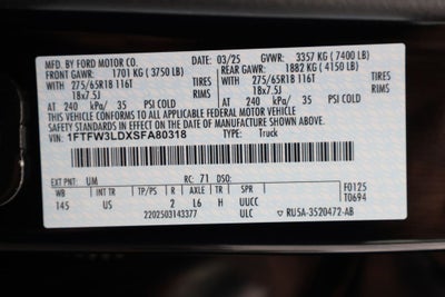 2025 Ford F-150 XLT