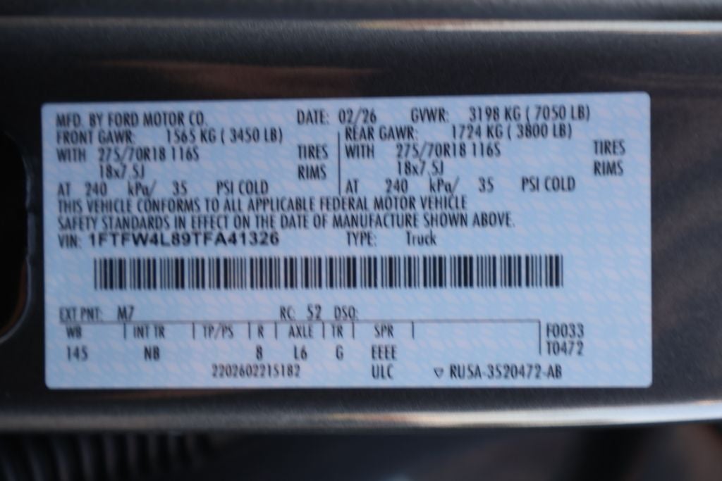 2026 Ford F-150 Tremor
