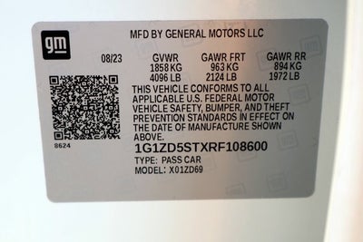 2024 Chevrolet Malibu LT 1LT