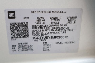 2021 Chevrolet Silverado 3500HD LTZ