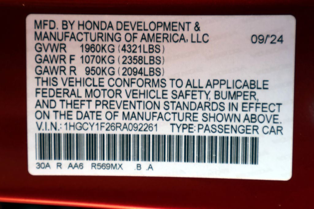 2024 Honda Accord LX
