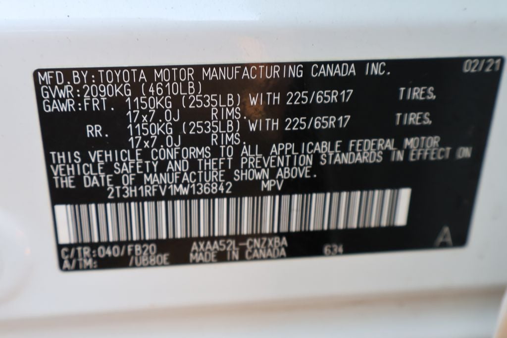 2021 Toyota RAV4 LE