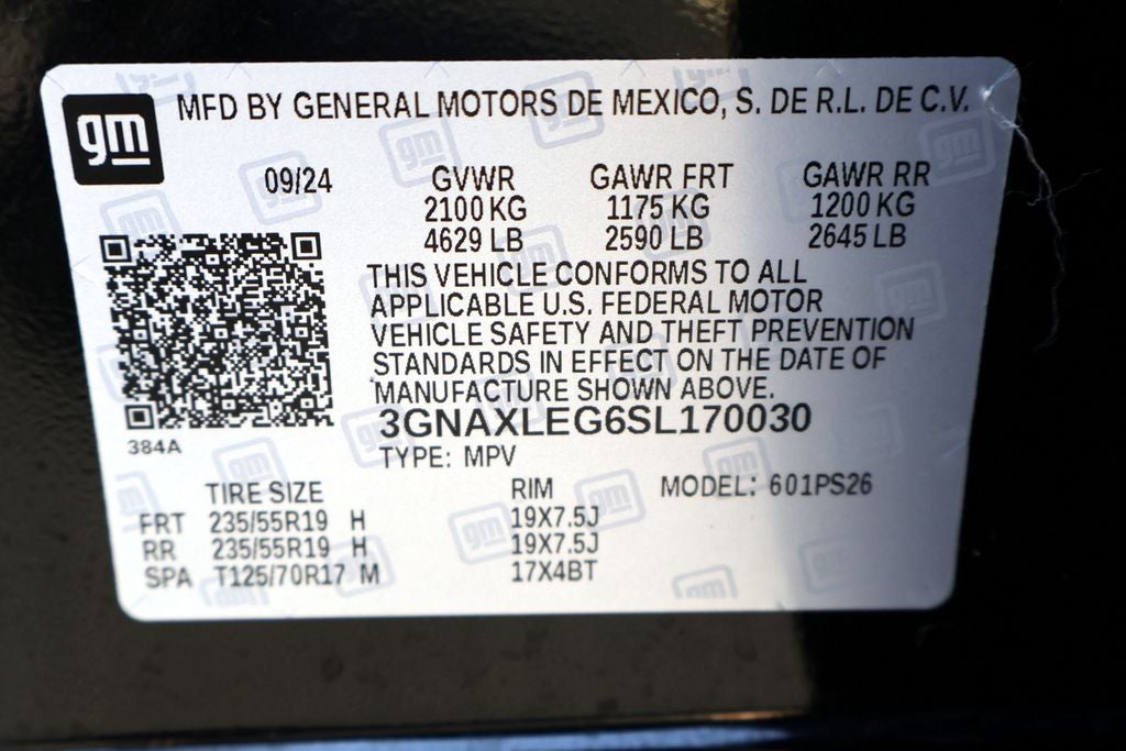 2025 Chevrolet Equinox RS