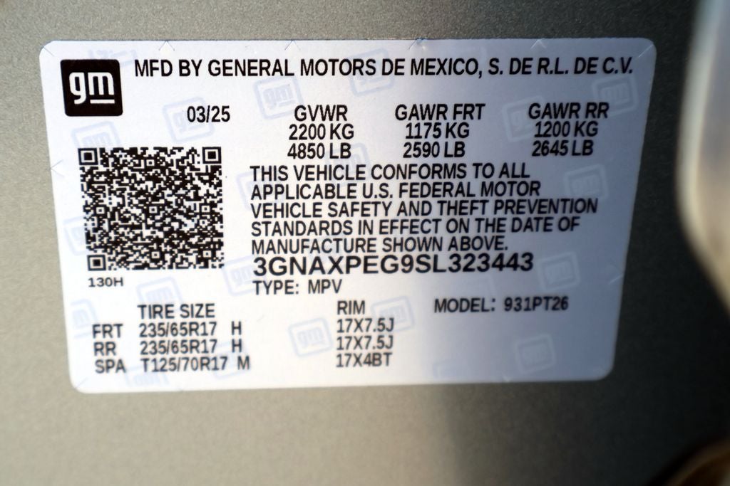 2025 Chevrolet Equinox LT