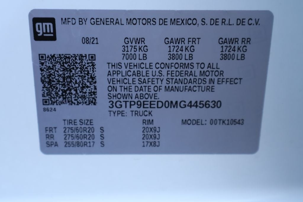 2021 GMC Sierra 1500 AT4