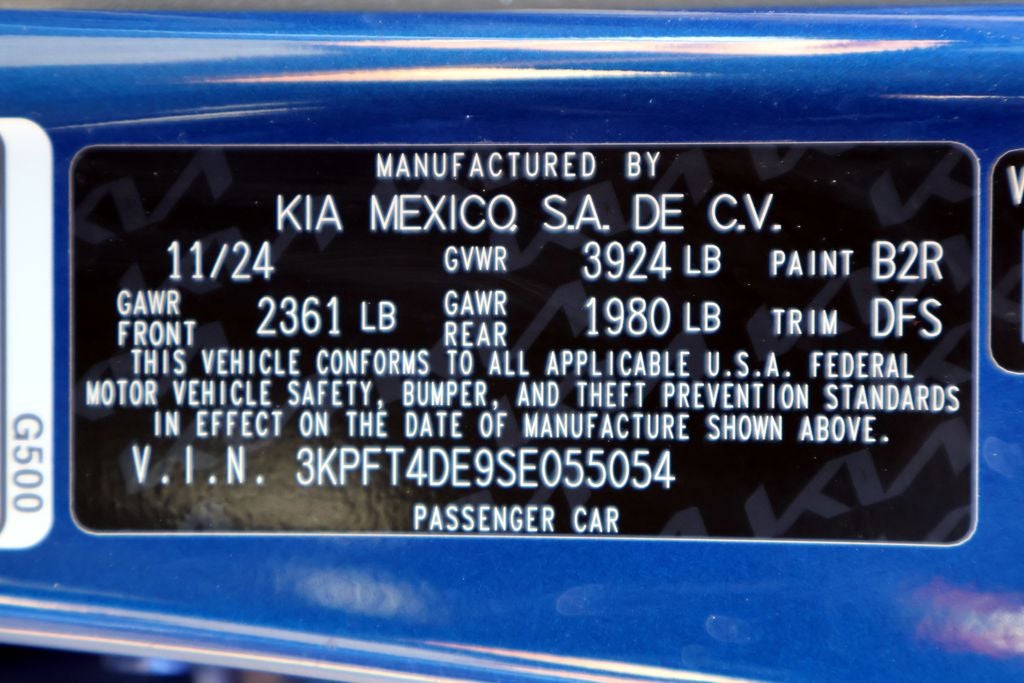 2025 Kia K4 LXS