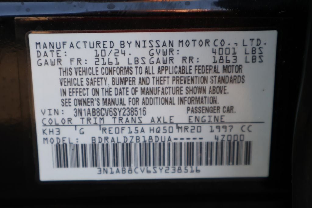 2025 Nissan Sentra SV