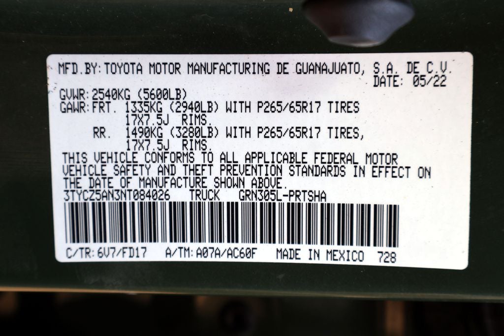 2022 Toyota Tacoma TRD Sport V6