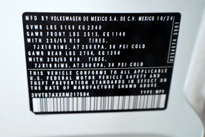 2024 Volkswagen Tiguan 2.0T Wolfsburg Edition