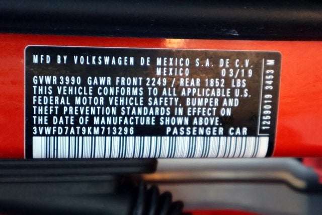 2019 Volkswagen Beetle 2.0T S