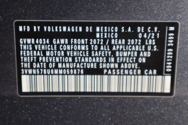 2021 Volkswagen Jetta 1.4T S