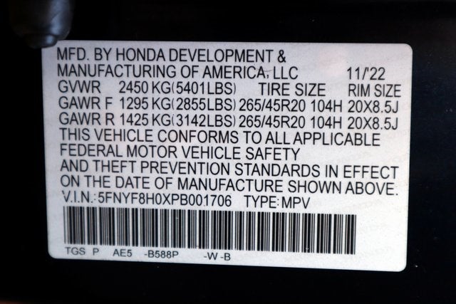 2023 Honda Passport Elite