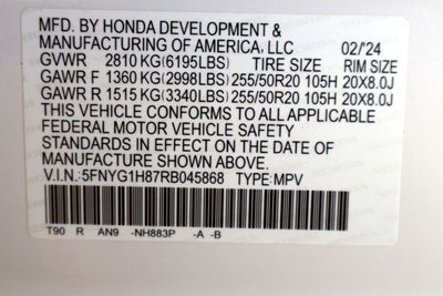 2024 Honda Pilot Elite