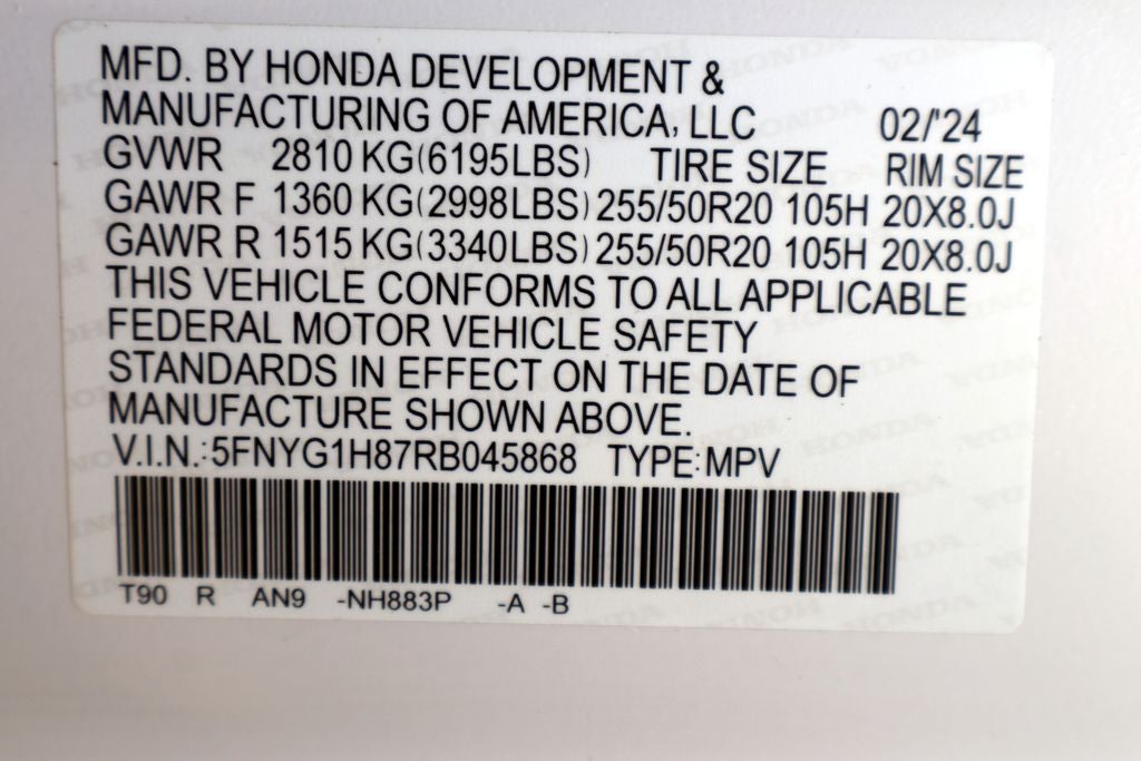 2024 Honda Pilot Elite