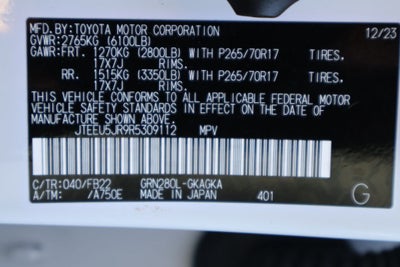 2024 Toyota 4Runner SR5