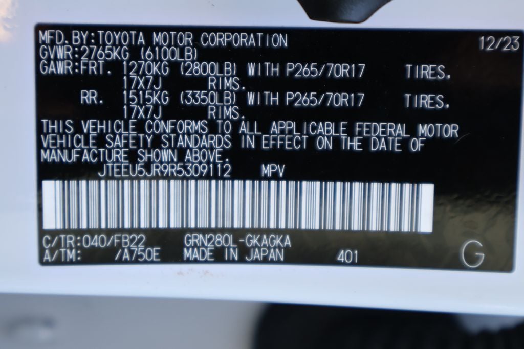 2024 Toyota 4Runner SR5