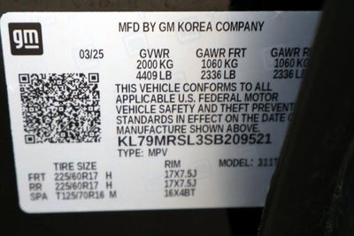 2025 Chevrolet TrailBlazer LT