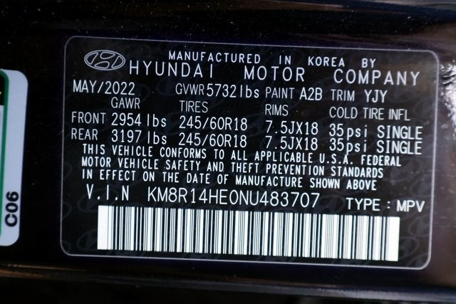 2022 Hyundai Palisade SE