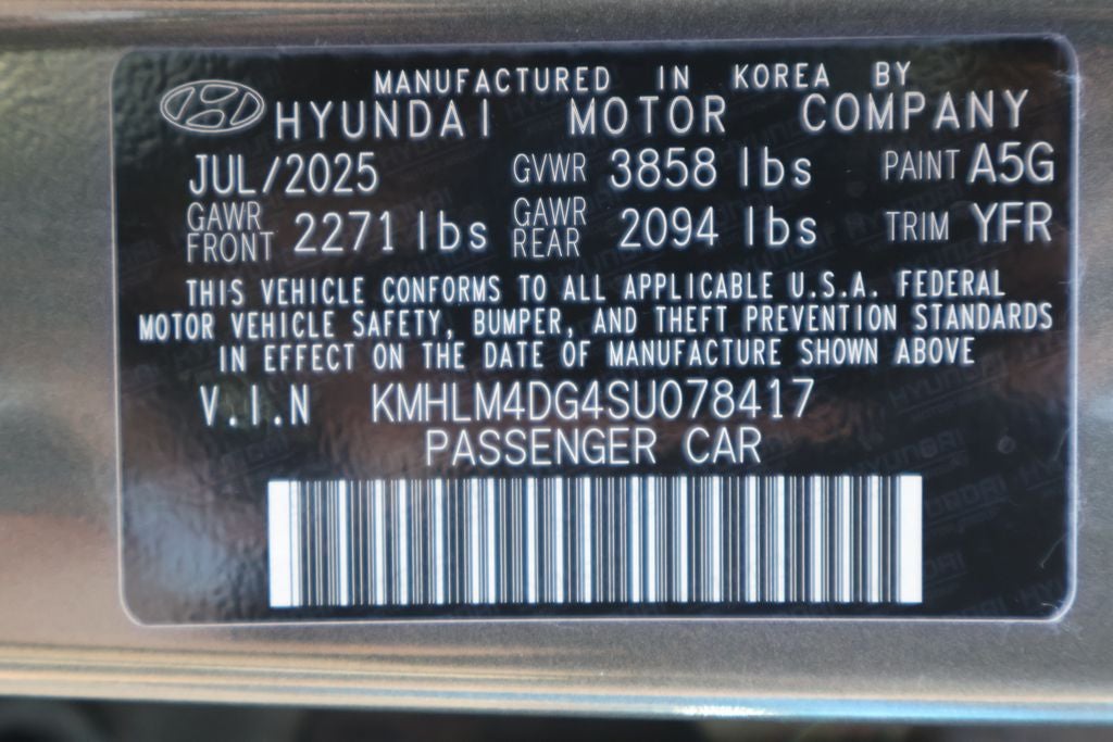 2025 Hyundai Elantra SEL Sport