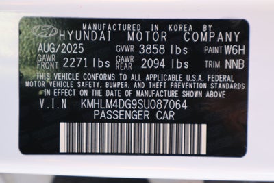 2025 Hyundai Elantra SEL Sport